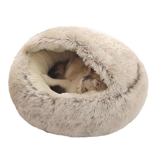 Lit rond moelleux pour chat - rond,