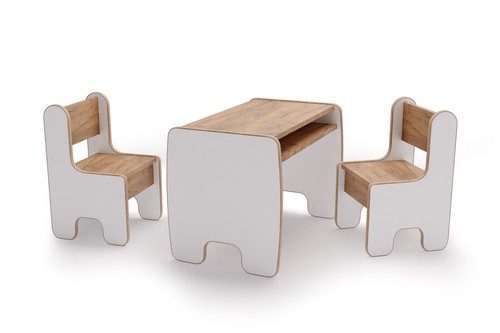 Table deux chaises - table, timi