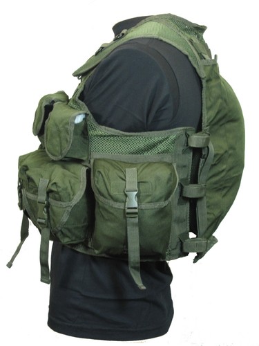 Poche vert olive - vert, tactique
