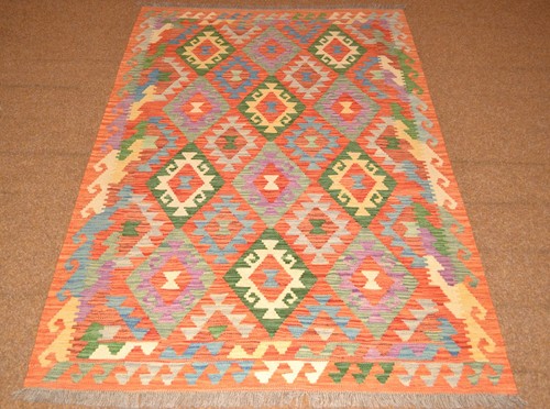 Tapis kilim oriental tissé - tapis, À