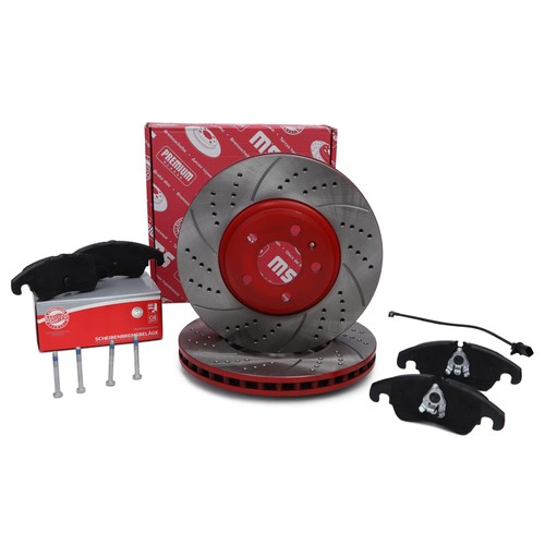 Kit disques plaquettes avant - plaquettes,