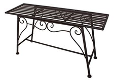 Banquette de jardin aspect