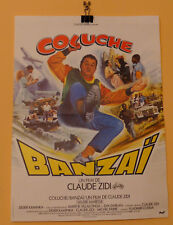 BANZAI COLUCHE  Affiche
