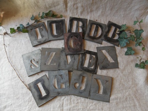Anciennes lettres fer - anciennes,