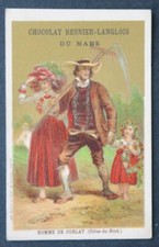 Chromo image publicitaire