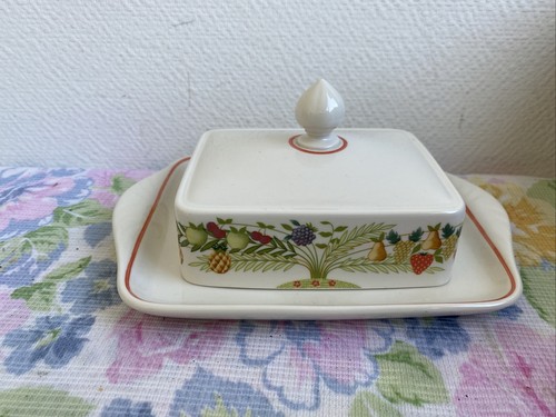 Ancien beurrier villeroy boch - beurrier,