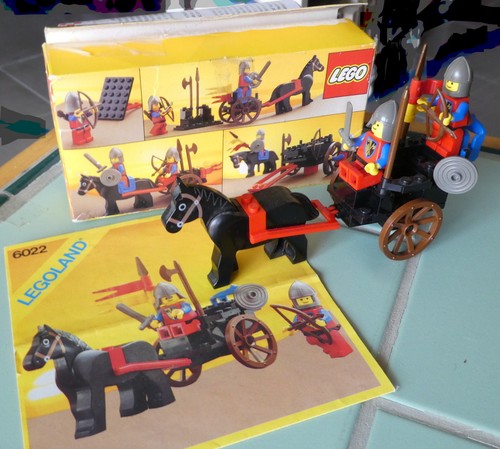 6022 lego horse - cart, +
