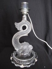 Lampe POISSON DAUPHIN cristal