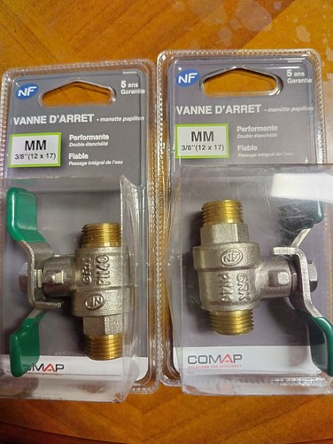 Lot vannes arrêt comap - de,