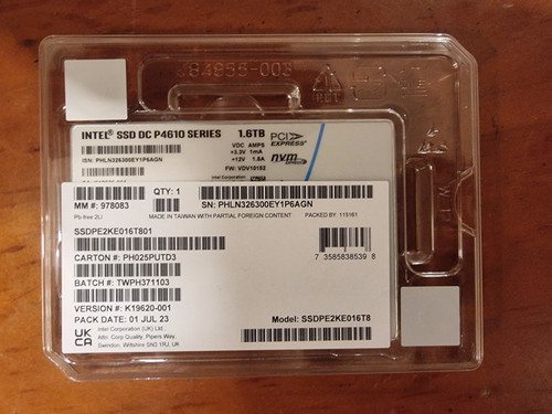 Disque ssd intel p4610 - ssd, dc
