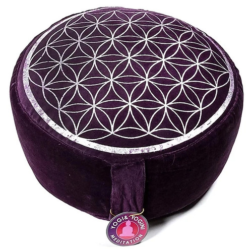 Coussin méditation violet - coussin,
