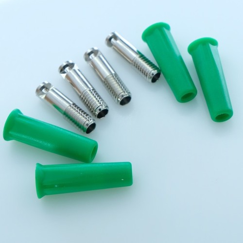 Fiche banane 4mm femelle - , vert