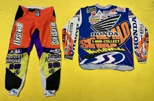 1994 JEREMY MCGRATH ERA SINISALO PANTS 34 & JERSEY LG HONDA SUPERCROSS MOTOCROSS