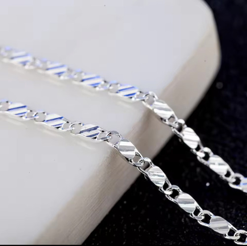 Bracelet chaîne argent 925 - chaîne,