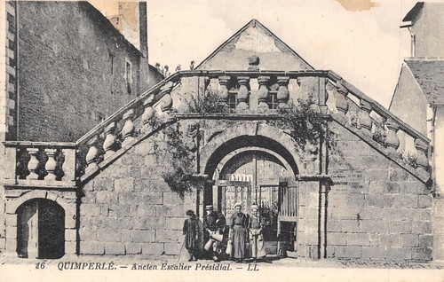 Cpa quimperle ancien - cpa,