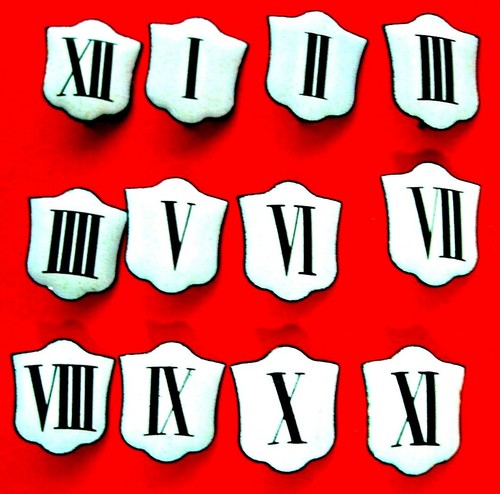 Index émail cartouche dial - émail,