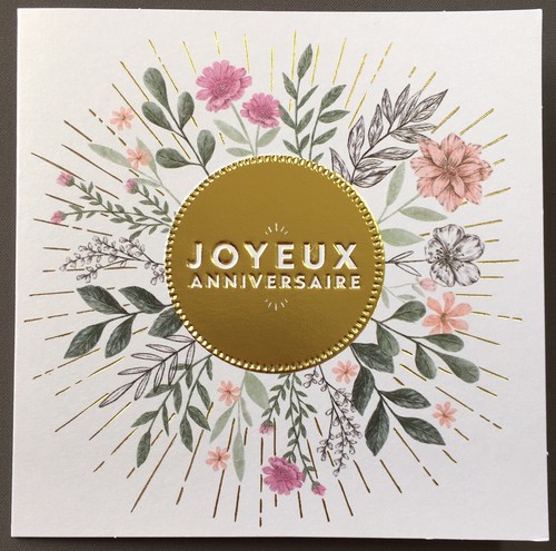 Carte anniversaire joyeux - anniversaire,