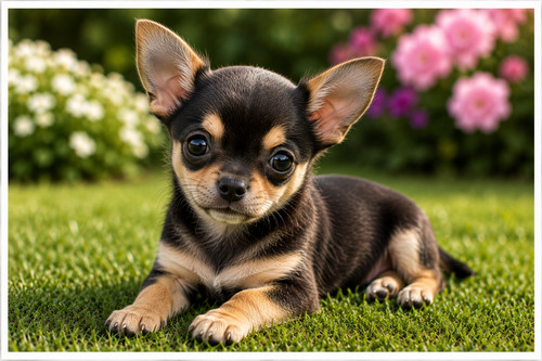 Carte postale chiot - 🦬carte,
