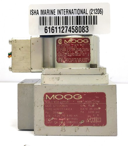 Moog mod g771k200a vanne servo - moog,