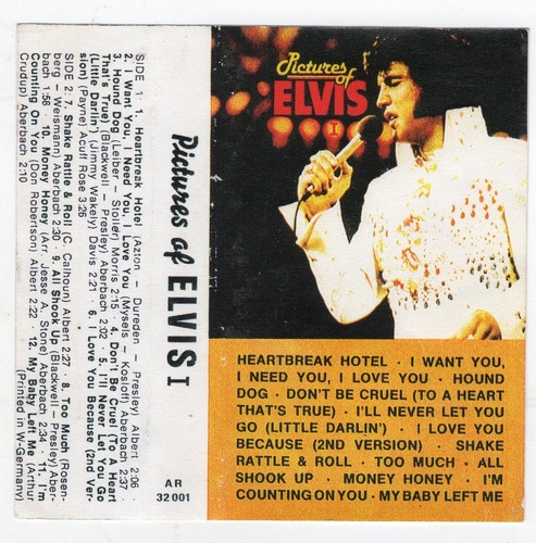 Audio elvis presley picture - k7,