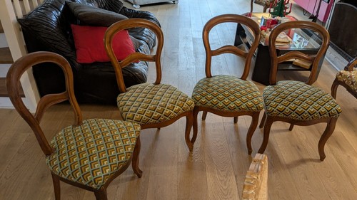 Vends lot chaises style - lot,