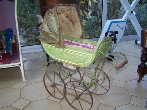 Ancien jouet landau epoque - ancien,