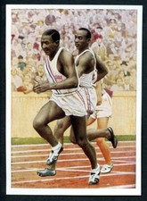 1936 Sidol-Werke Siegel Olympaide Lodix Jesse Owens Bild #50 Gruppe II Rookie RC
