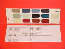 1946-1966 SIMCA 1000 ARONDE