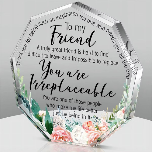 Plaque pour amies meilleures - plaque,
