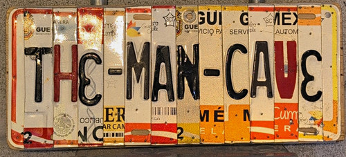 The man cave license - cave”,