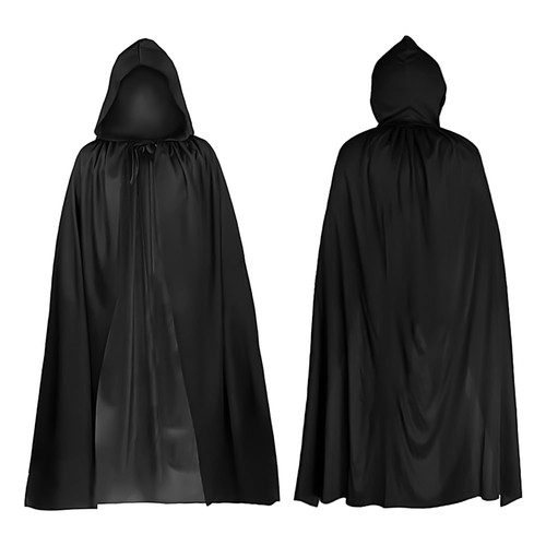 Halloween noir cape avec - noir,