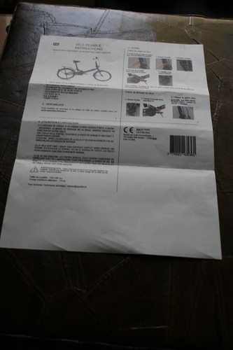 Vélo pliable sportinn - vélo,