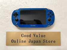 Sony PS Vita PCH-1100 AB04 Sapphire Blue 3G/Wi-Fi Console Used from Japan