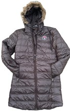 Nebulus Lodge Norway Womens Winter Long Jacket Coat Seal Brown Puffer Large