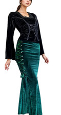 Jupe Maxi Corsage Velours