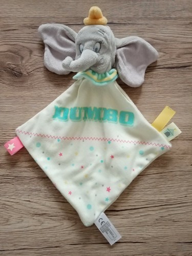Doudou éléphant dumbo - éléphant, gris