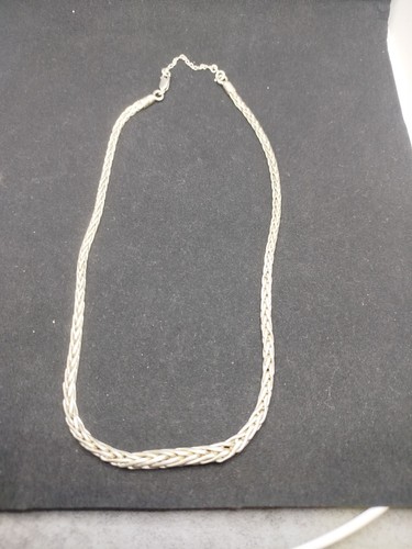 Collier maille palmier argent - palmier,