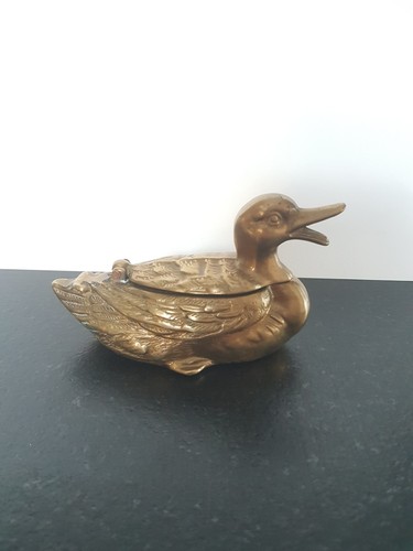 Figurine cendrier canard - figurine, en
