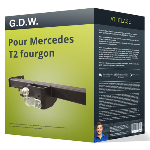 Attelage pour mercedes - pour,