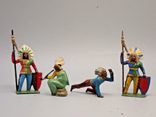 PLOMB CREUX  GM  4  INDIENS     LOT 8