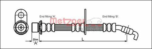 Flexible frein 4111423 - flexible, de