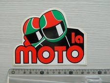 AUTOCOLLANT LA MOTO  STICKER