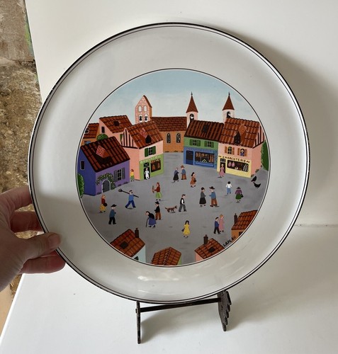Grand plat rond tarte - a,