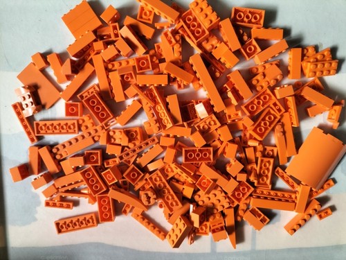 Lego vrac comme neuf orange - comme, +