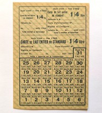 1 CARTE DE LAIT ENTIER 1/4