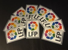 Official La Liga LFP 2004/2012 Football Patch/Badge Player Size sipesa X 10