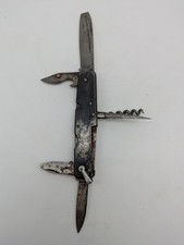 Antique pocket knife, SAUZEDE, metal, multifunction
