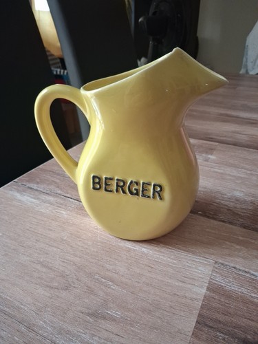 Ancien pichet berger jaune - pichet,