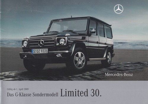 Catalogue brochure mercedes - catalogue, g