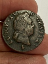 Louis XV liard à la vieille tête 1771 V Troyes  Ancien Régime Royaume De France